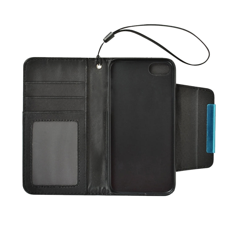For  iPhone 8 & 7  Detachable Plain Weave Texture Horizontal Flip PU Leather Case with Card Slots & Wallet & Photo Frame