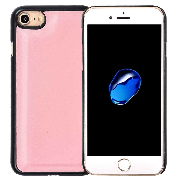 For  iPhone 8 & 7  Detachable Plain Weave Texture Horizontal Flip PU Leather Case with Card Slots & Wallet & Photo Frame