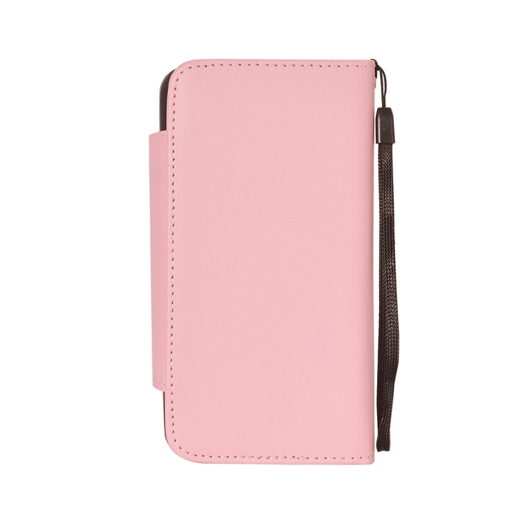 For  iPhone 8 & 7  Detachable Plain Weave Texture Horizontal Flip PU Leather Case with Card Slots & Wallet & Photo Frame
