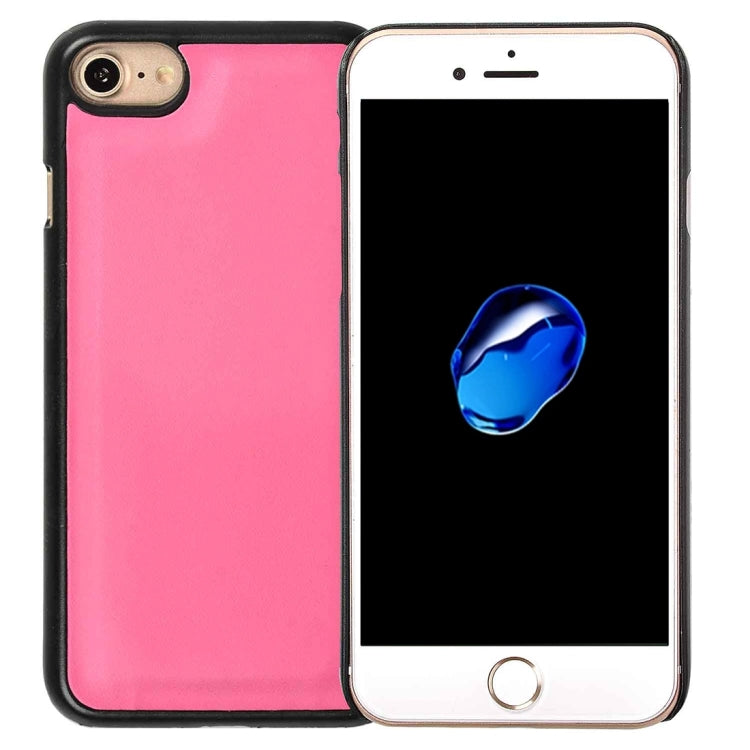 For  iPhone 8 & 7  Detachable Plain Weave Texture Horizontal Flip PU Leather Case with Card Slots & Wallet & Photo Frame