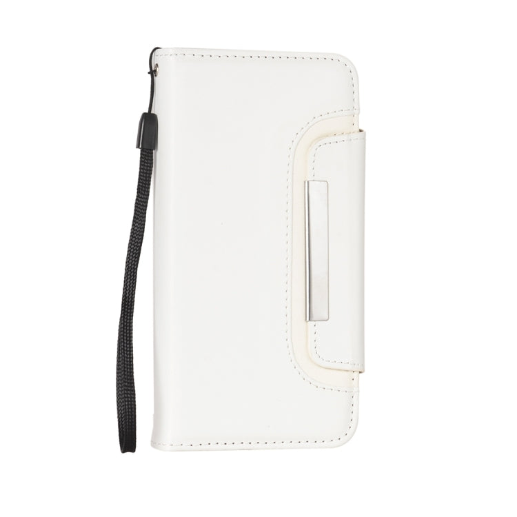 For  iPhone 8 & 7  Detachable Plain Weave Texture Horizontal Flip PU Leather Case with Card Slots & Wallet & Photo Frame