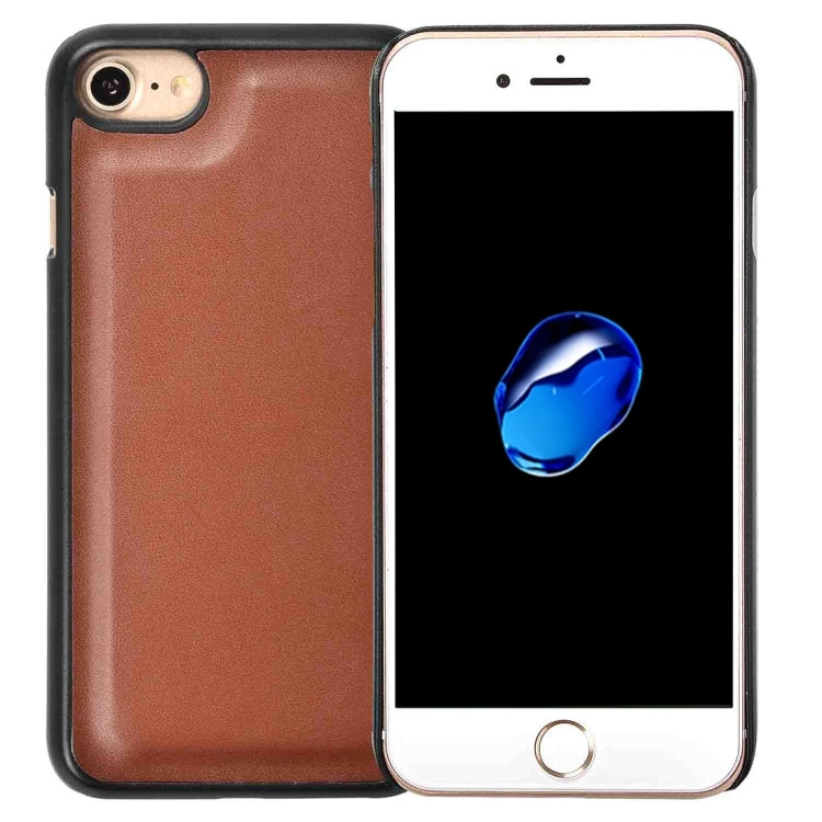For  iPhone 8 & 7  Detachable Plain Weave Texture Horizontal Flip PU Leather Case with Card Slots & Wallet & Photo Frame