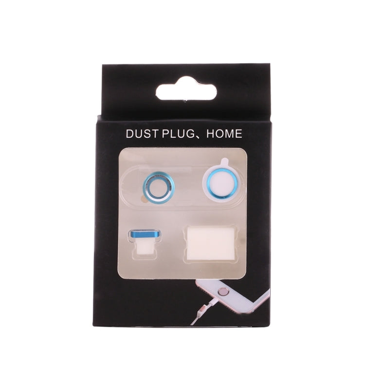 For iPhone 7 Anti Dust Plug with Home Key Loop & Camera Lens