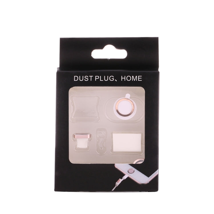 For iPhone 7 Anti Dust Plug with Home Key Loop & Camera Lens