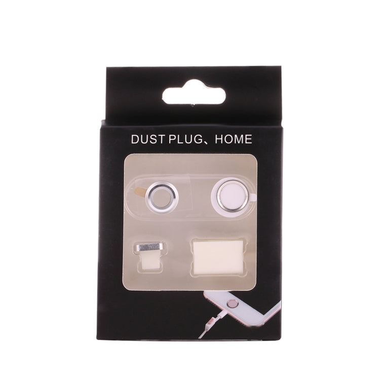 For iPhone 7 Anti Dust Plug with Home Key Loop & Camera Lens