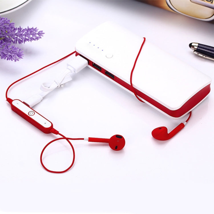 BT-10 Wireless Bluetooth Ear Headphone Sports Headset with Microphones, for Smartphone, Built-in Bluetooth Wireless Transmission, Transmission Distance: within 10m(White)