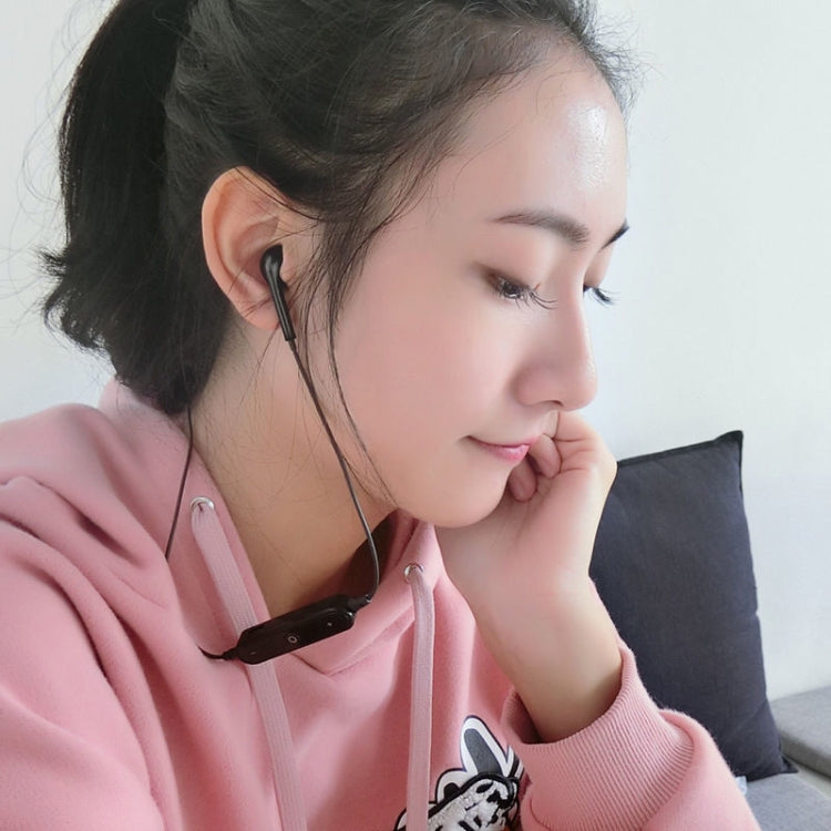 BT-10 Wireless Bluetooth Ear Headphone Sports Headset with Microphones, for Smartphone, Built-in Bluetooth Wireless Transmission, Transmission Distance: within 10m(White)
