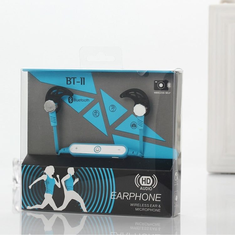 BT-11 Wireless Bluetooth In-ear Headphone Sports Headset with Microphones, for Smartphone, Built-in Bluetooth Wireless Transmission, Transmission Distance: within 10m