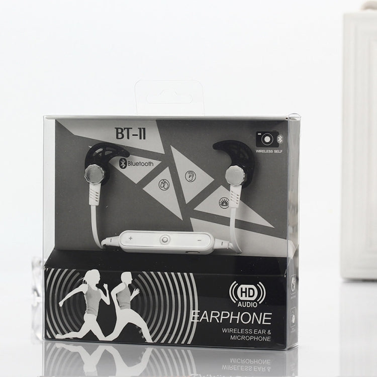 BT-11 Wireless Bluetooth In-ear Headphone Sports Headset with Microphones, for Smartphone, Built-in Bluetooth Wireless Transmission, Transmission Distance: within 10m