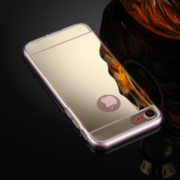 For  iPhone 8 & 7  Electroplating Mirror TPU Protective Cover Case