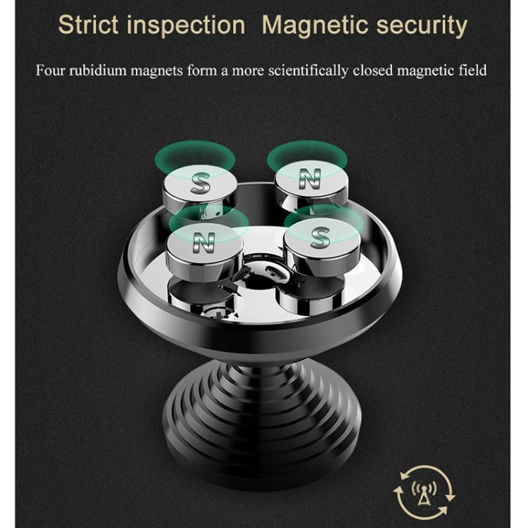 CL-25 Universal Dumbbell Style 360 Rotation Car Phone Magnetic Mount Holder, for iPhone, Samsung, Huawei, Lenovo, Xiaomi, Sony, HTC