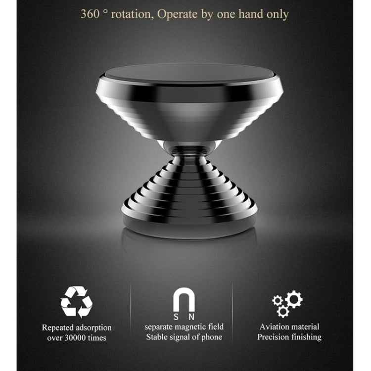 CL-25 Universal Dumbbell Style 360 Rotation Car Phone Magnetic Mount Holder, for iPhone, Samsung, Huawei, Lenovo, Xiaomi, Sony, HTC