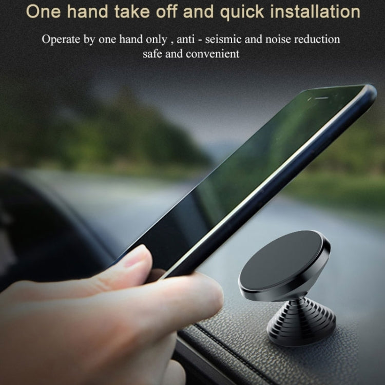 CL-25 Universal Dumbbell Style 360 Rotation Car Phone Magnetic Mount Holder, for iPhone, Samsung, Huawei, Lenovo, Xiaomi, Sony, HTC