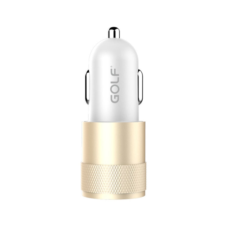 GOLF GF-C13 2.1A Dual Port Metal Mini Intelligent Car Charger