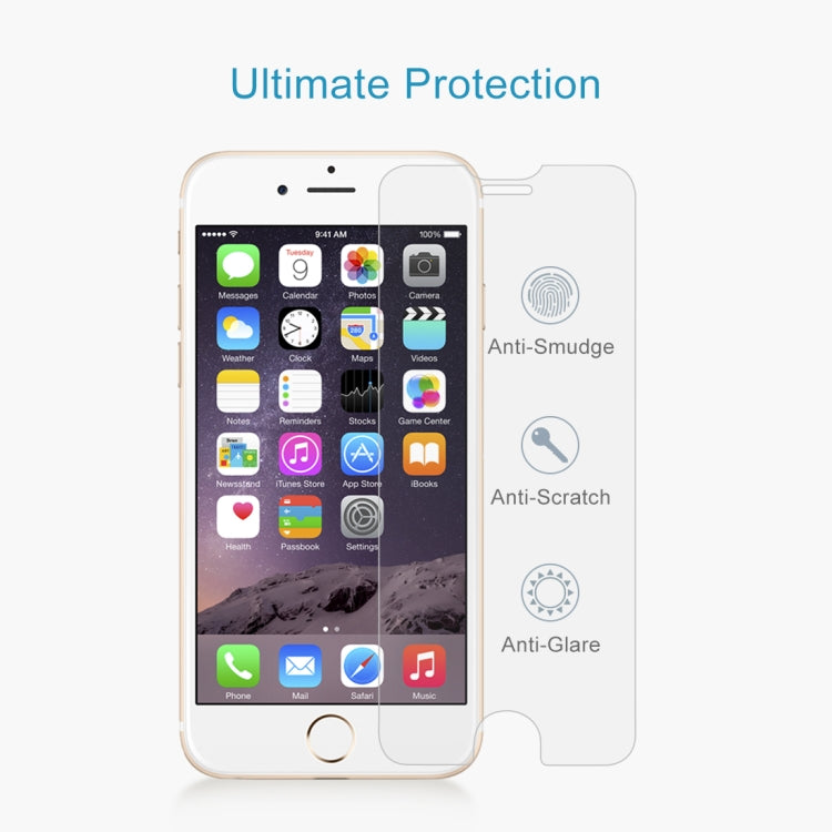 For iPhone SE 2022 / SE 2020 0.26mm 9H 2.5D Dedicated Thick Glue Explosion-proof Tempered Glass Screen Film