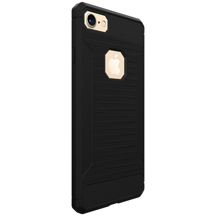 For iPhone 8 &  7 Brushed Texture TPU Anti-slip Soft Protective Case