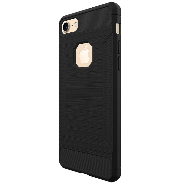 For iPhone 8 &  7 Brushed Texture TPU Anti-slip Soft Protective Case