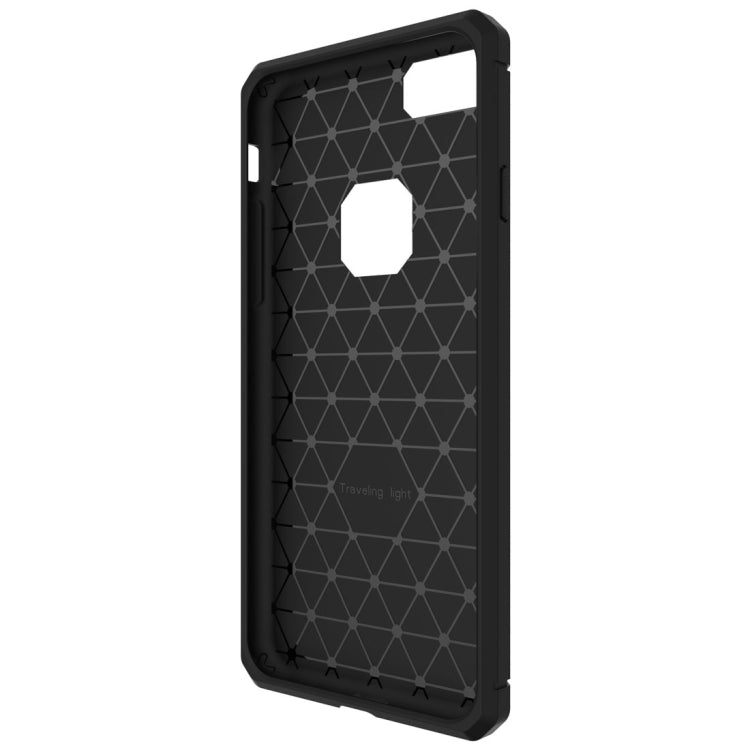 For iPhone 8 &  7 Brushed Texture TPU Anti-slip Soft Protective Case