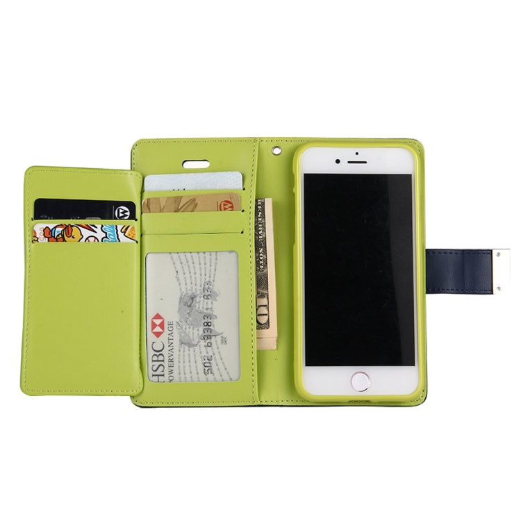 GOOSPERY RICH DIARY for  iPhone 8 & 7  PU + TPU Crazy Horse Texture Horizontal Flip Leather Case with Card Slots & Wallet
