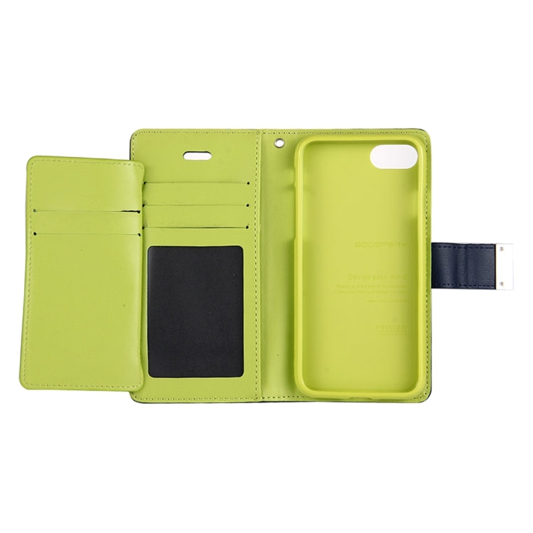 GOOSPERY RICH DIARY for  iPhone 8 & 7  PU + TPU Crazy Horse Texture Horizontal Flip Leather Case with Card Slots & Wallet