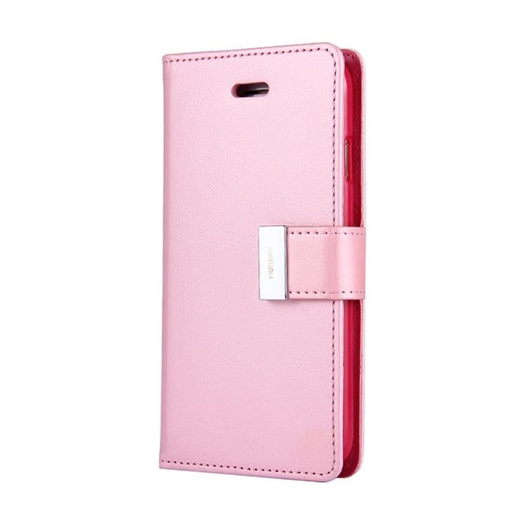 GOOSPERY RICH DIARY for  iPhone 8 & 7  PU + TPU Crazy Horse Texture Horizontal Flip Leather Case with Card Slots & Wallet