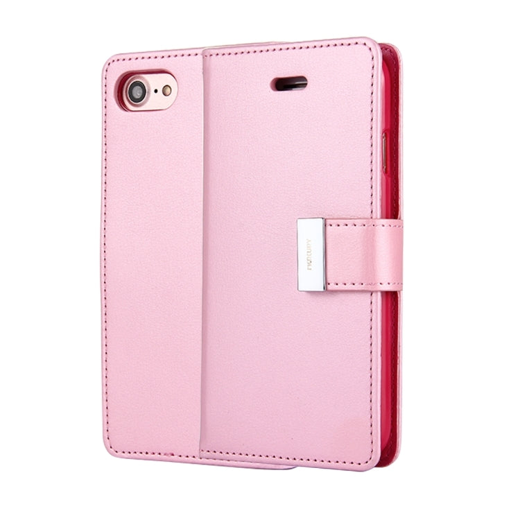 GOOSPERY RICH DIARY for  iPhone 8 & 7  PU + TPU Crazy Horse Texture Horizontal Flip Leather Case with Card Slots & Wallet