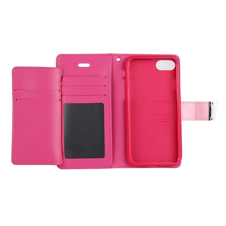 GOOSPERY RICH DIARY for  iPhone 8 & 7  PU + TPU Crazy Horse Texture Horizontal Flip Leather Case with Card Slots & Wallet
