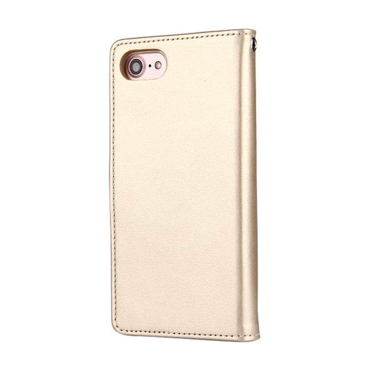 GOOSPERY RICH DIARY for  iPhone 8 & 7  PU + TPU Crazy Horse Texture Horizontal Flip Leather Case with Card Slots & Wallet