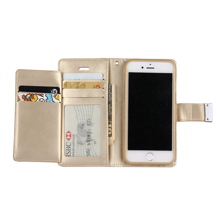 GOOSPERY RICH DIARY for  iPhone 8 & 7  PU + TPU Crazy Horse Texture Horizontal Flip Leather Case with Card Slots & Wallet