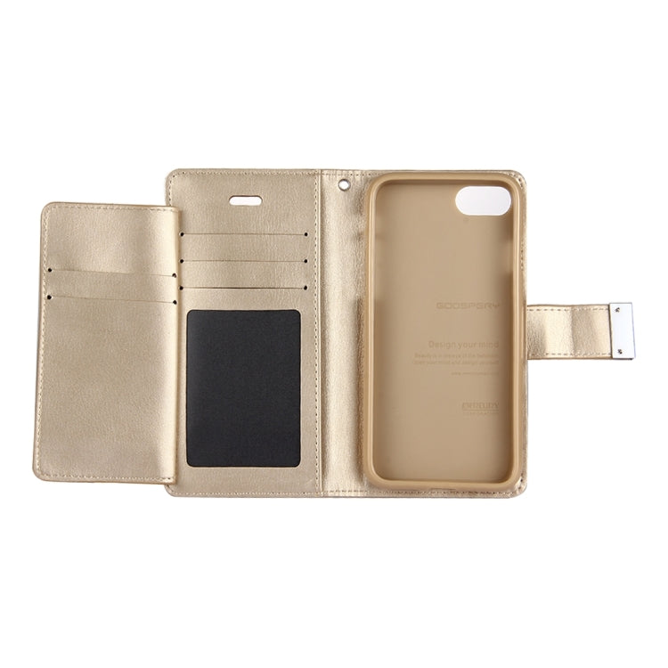 GOOSPERY RICH DIARY for  iPhone 8 & 7  PU + TPU Crazy Horse Texture Horizontal Flip Leather Case with Card Slots & Wallet