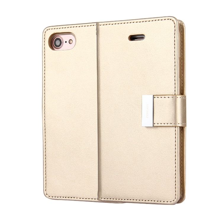 GOOSPERY RICH DIARY for  iPhone 8 & 7  PU + TPU Crazy Horse Texture Horizontal Flip Leather Case with Card Slots & Wallet