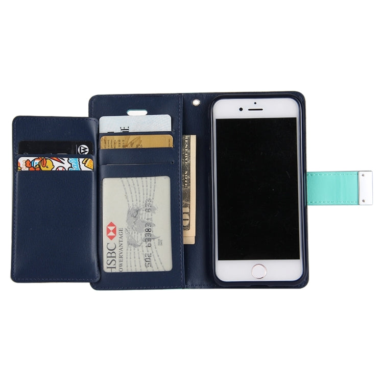 GOOSPERY RICH DIARY for  iPhone 8 & 7  PU + TPU Crazy Horse Texture Horizontal Flip Leather Case with Card Slots & Wallet