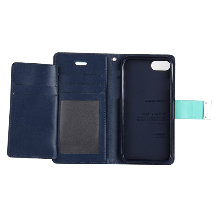 GOOSPERY RICH DIARY for  iPhone 8 & 7  PU + TPU Crazy Horse Texture Horizontal Flip Leather Case with Card Slots & Wallet