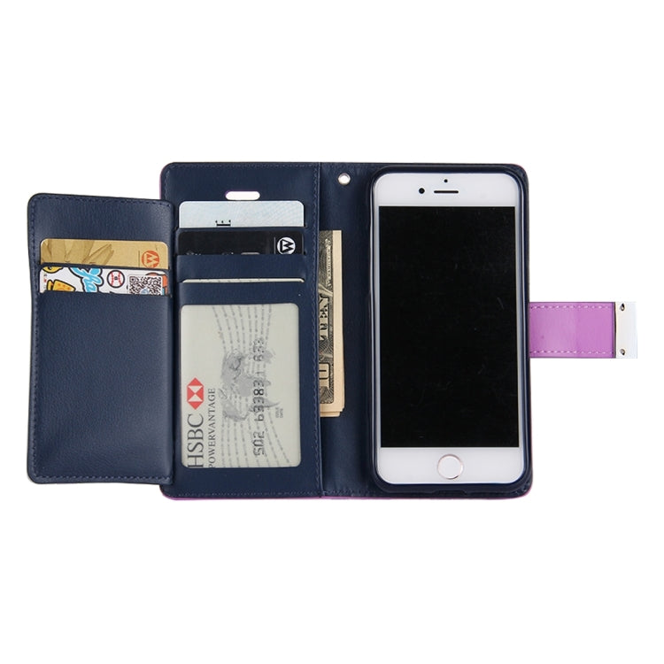 GOOSPERY RICH DIARY for  iPhone 8 & 7  PU + TPU Crazy Horse Texture Horizontal Flip Leather Case with Card Slots & Wallet