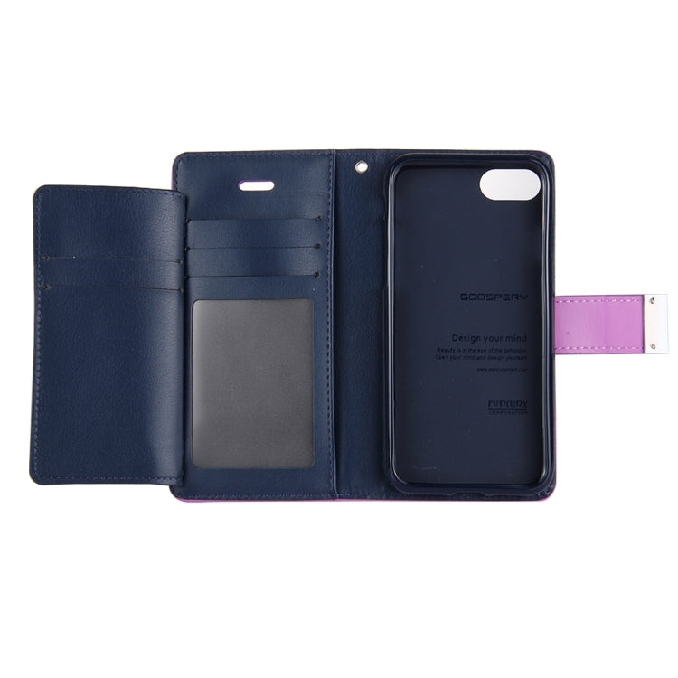 GOOSPERY RICH DIARY for  iPhone 8 & 7  PU + TPU Crazy Horse Texture Horizontal Flip Leather Case with Card Slots & Wallet