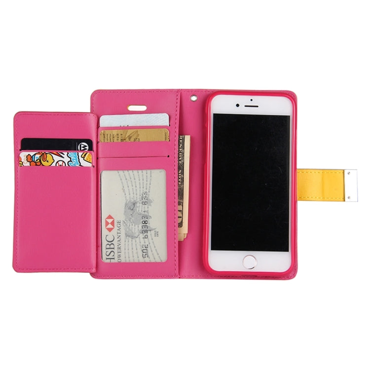 GOOSPERY RICH DIARY for  iPhone 8 & 7  PU + TPU Crazy Horse Texture Horizontal Flip Leather Case with Card Slots & Wallet