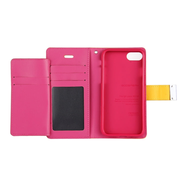 GOOSPERY RICH DIARY for  iPhone 8 & 7  PU + TPU Crazy Horse Texture Horizontal Flip Leather Case with Card Slots & Wallet