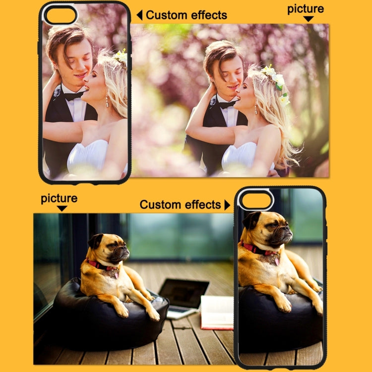 10 PCS For iPhone 7 Custom DIY Case Personalized Print Plant Maple Picture Pattern Hard PC Back Soft Plastic Frame Protective Case Back Cover