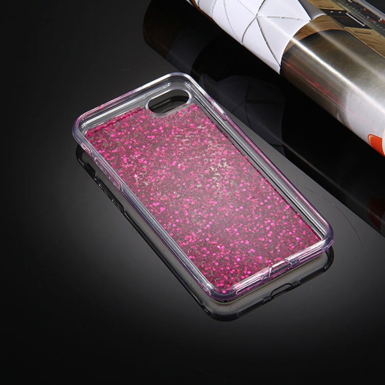 For  iPhone 8 & 7  Glitter Powder Heart-shaped Words Pattern Soft TPU Protective Case