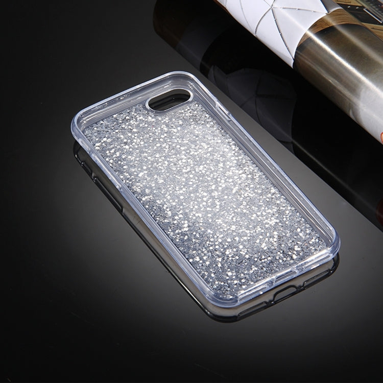 For  iPhone 8 & 7  Glitter Powder Heart-shaped Words Pattern Soft TPU Protective Case