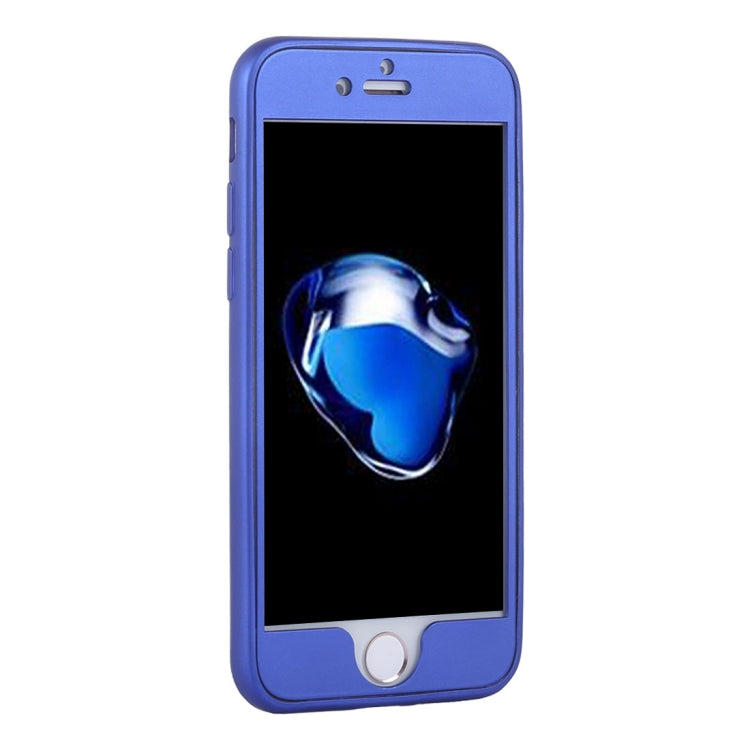 For  iPhone 8 & 7  360 Degree Shockproof Oil Spout Silicone Back Case + PC Cover Combination Protective Case