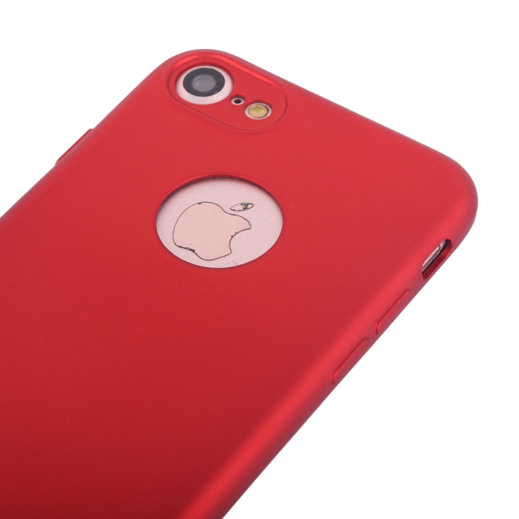 For  iPhone 8 & 7  360 Degree Shockproof Oil Spout Silicone Back Case + PC Cover Combination Protective Case