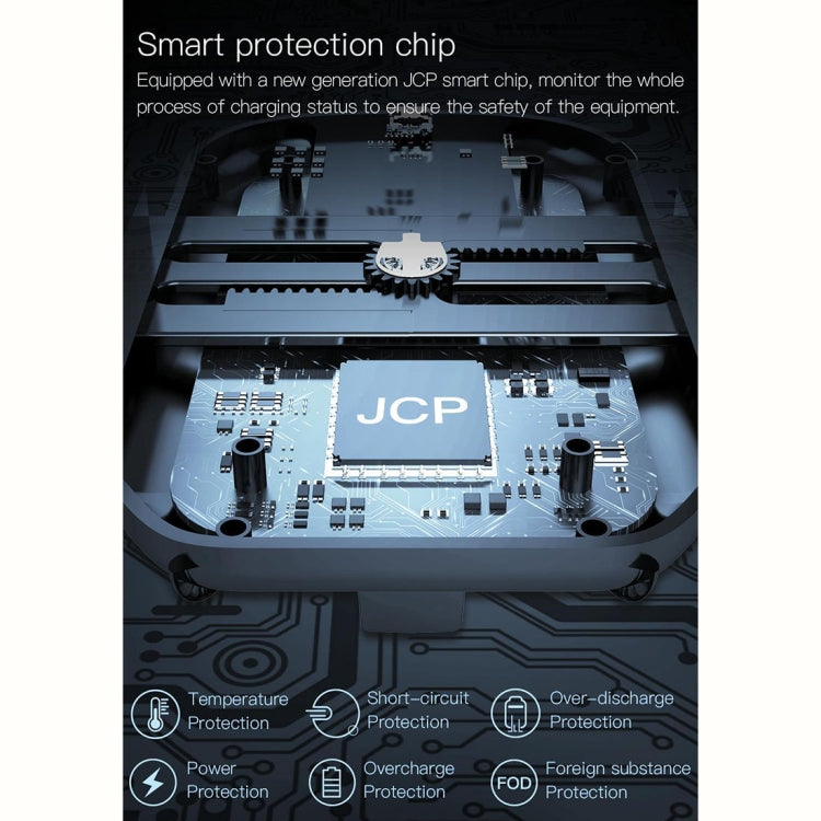 JAKCOM CH2 10W 4 - 6.5 inch Mobile Phone Smart Car Wireless Charging Charger Holder(Black)