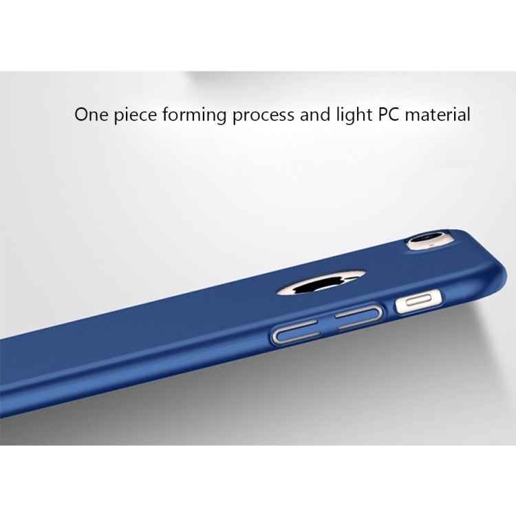 AIQAA For  iPhone 8 & 7  Solid color Metal Paint Plastic PC Dropproof Protective case with Bear Ring Holder