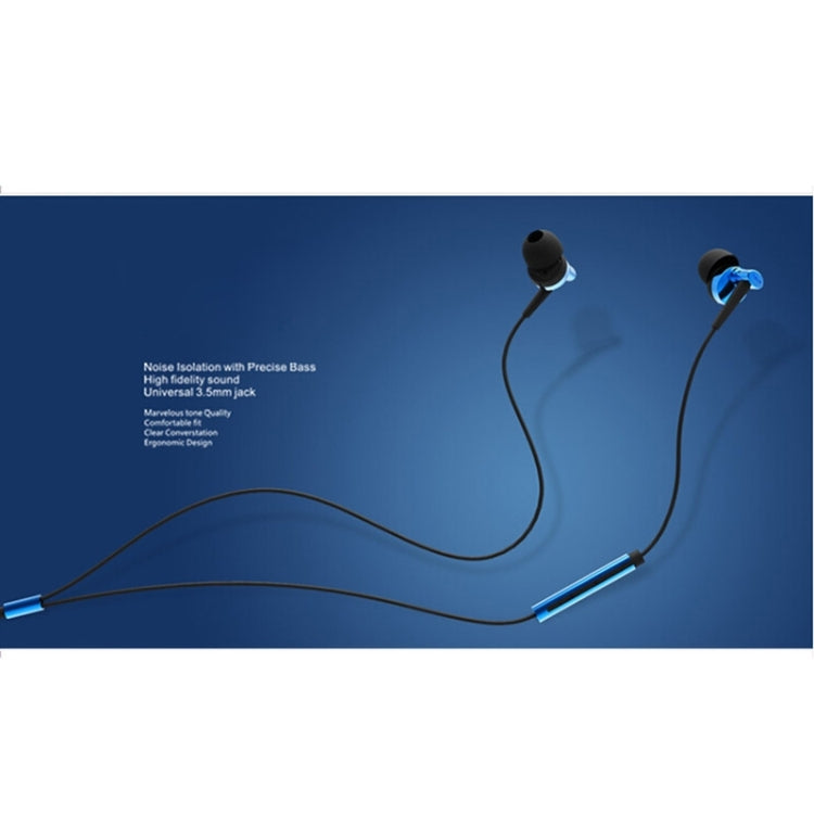 Remax RM-575Pro 3.5mm In-Ear Wired Anti Winding Stereo Earphones with Mic, for iPhone, Samsung, HTC, Sony and other Smartphones