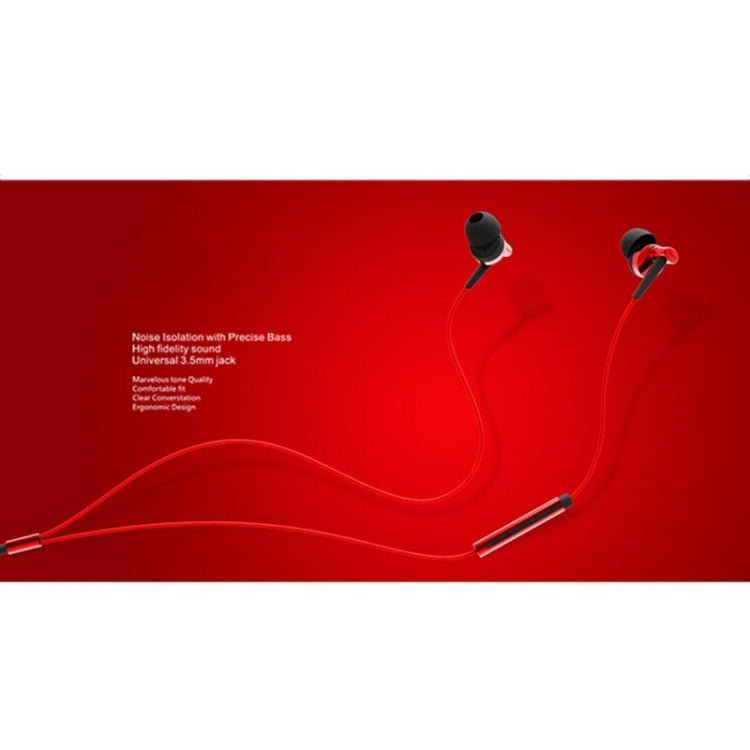 Remax RM-575Pro 3.5mm In-Ear Wired Anti Winding Stereo Earphones with Mic, for iPhone, Samsung, HTC, Sony and other Smartphones
