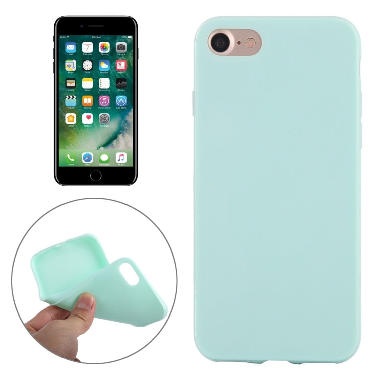 For  iPhone 8 & 7  Solid Color Smooth Surface TPU Case