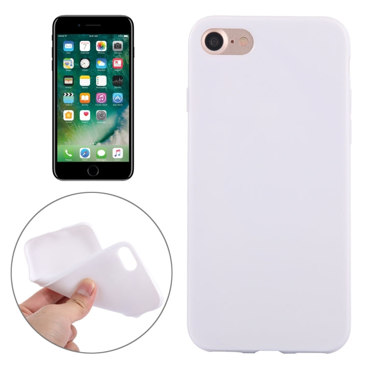 For  iPhone 8 & 7  Solid Color Smooth Surface TPU Case