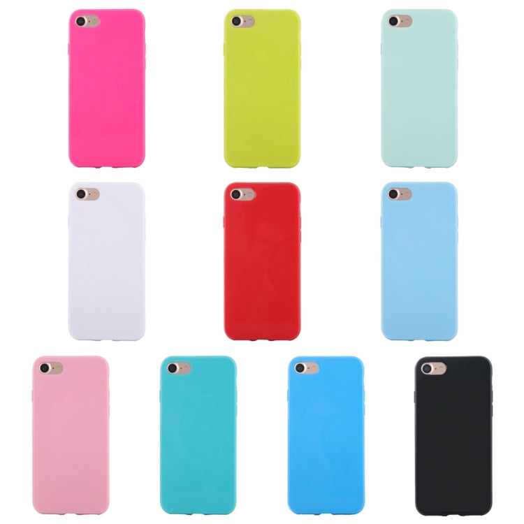 For  iPhone 8 & 7  Solid Color Smooth Surface TPU Case