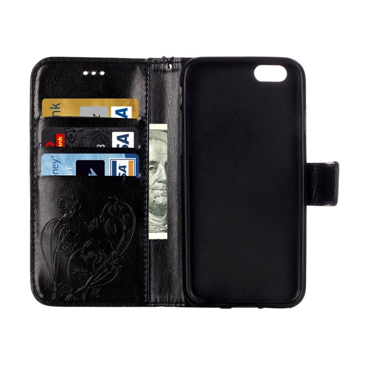 For  iPhone 8 & 7  Heart Diamond Encrusted Flowers Embossing Horizontal Flip Leather Case with Holder & Card Slots & Wallet & Lanyard